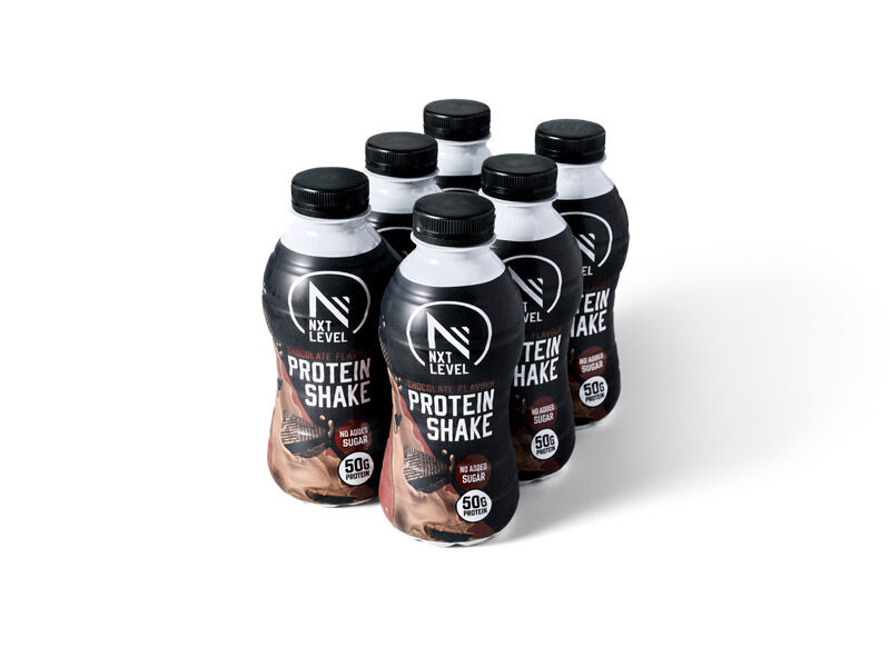 50g High Protein Shake - Milky Chocolate  - 6 Bottles image number 0